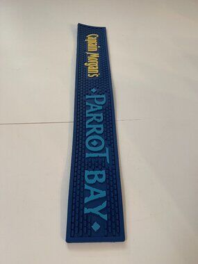 Captain Morgan Parrot Bay Tiki Bar Mat Man Cave Decor Gift
